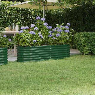 vidaXL Lit surélevé de jardin - Vert