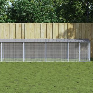Vidaxl Poulailler toit anthracite 1003x98x90 cm