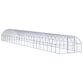 Vidaxl Poulailler d'extérieur 3x20x2 m Acier galvanisé