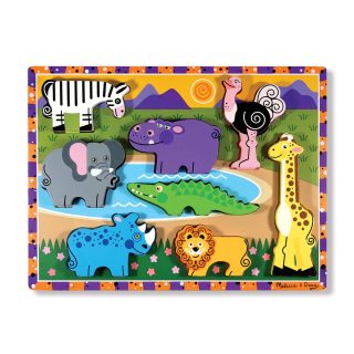 Melissa & doug Puzzle en bois animaux Safari