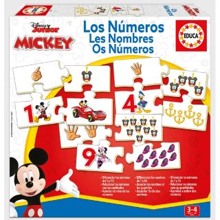 Clementoni puzzle éducatif Mickey et ses amis