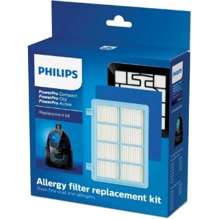 Philips filtre HEPA aspirateur – kit 3 pièces