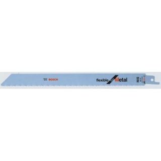 Bosch Lame de scie-sabre S 1122 BF Flexible for Metal 225 mm, lot de 25