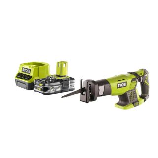 Ryobi Pack Scie sabre 18V One+ R18RS-0 - 1 batterie 4.0Ah - 1 chargeur rapide 2.0Ah