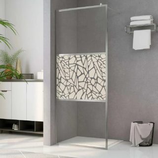 Vidaxl Paroi de douche ESG pierre 90x195 cm