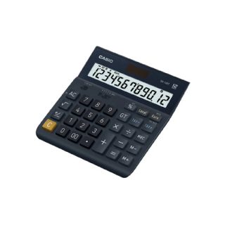 Casio Calculatrice DH-12ET 12 chiffres Solaire Noir Bureau