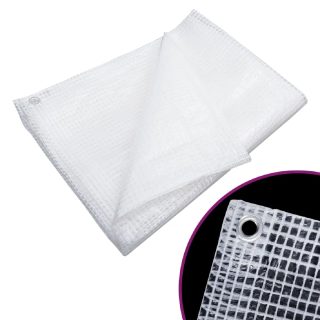 vidaXL Bâche de gaze - Blanc - 3x4 m