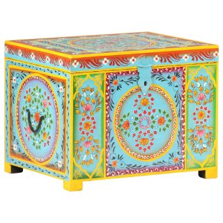 VidaXL Boîte rangement - Bois de manguier