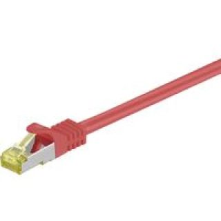 Microconnect RJ45 patch cord S/FTP - 0.25 m - Rouge