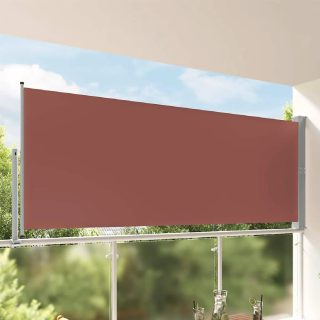 vidaXL Auvent latéral rétractable 140x300 cm - Marron
