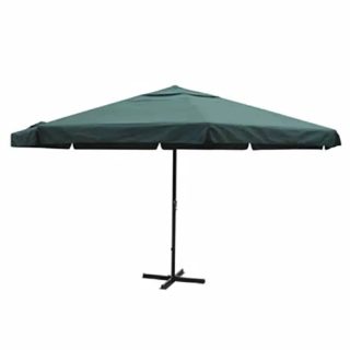Vidaxl Parasol Vert Aluminium 500 cm
