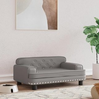 vidaXL Lit pour chien gris - 70x45x30 cm