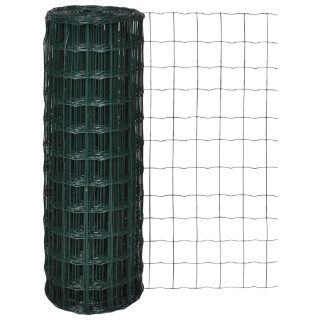 Vidaxl Clôture Euro Acier - Vert 25x0,8 m