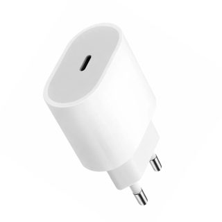 Apple Chargeur Secteur USB-C Charge Rapide 20W Compact Blanc