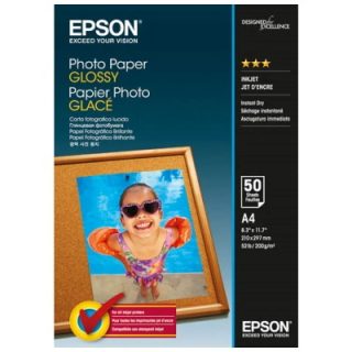 Papier photo glacé Epson A4 200 g - 50 feuilles