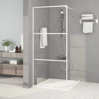 Vidaxl Paroi de douche Blanc 90x195 cm