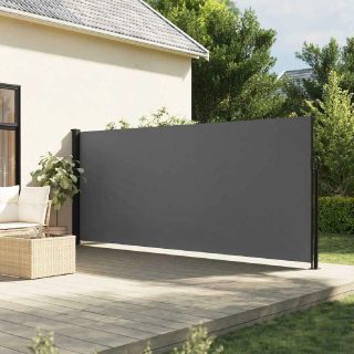 vidaXL Auvent latéral rétractable 180x600 cm - Anthracite