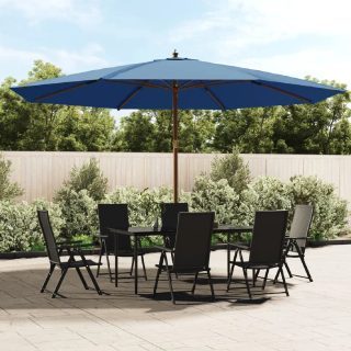 VIDAXL Parasol de jardin Bleu azuré 400x273 cm