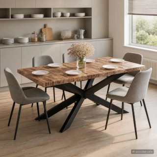 VidaXL Bois de manguier - 180x90x76 cm
