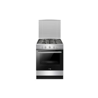 Fagor Cuisinière gaz 74l 4 feux silver FACG2002S