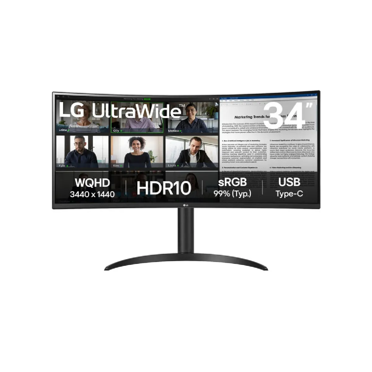 LG 34WR55QK-B 34"
