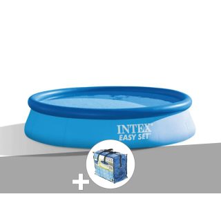 Intex Kit piscine autoportée Easy Set 2,44 x 0,61 m + Bâche de protection