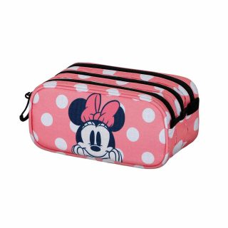 Minnie Mouse Trousse Triple Rose