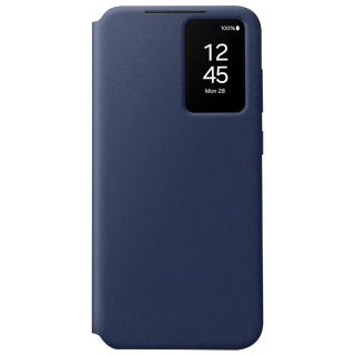 Samsung Étui pour Samsung Galaxy S24 FE avec Fenêtre Smart View Wallet Officiel Bleu nuit
