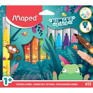 Maped Jungle Fever coffret feutres - 12 pièces
