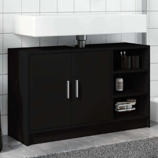 Vidaxl 90x29x55 cm Noir Bois