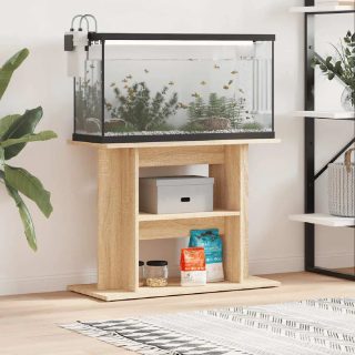 Vidaxl Support pour aquarium chêne sonoma 80x35x60cm bois dingénierie 833578