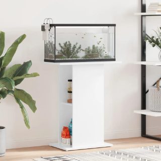 Vidaxl Support pour aquarium Blanc 100x40x60 cm Bois d’ingénierie Meuble pour aquarium avec rangement 833583