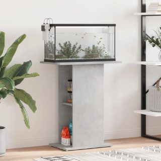 Vidaxl Support daquarium gris béton 60 5x36x72 5 cm bois dingénierie 833643