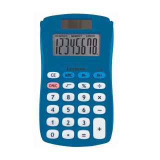 LEXIBOOK Calculatrice de Poche - Bleue