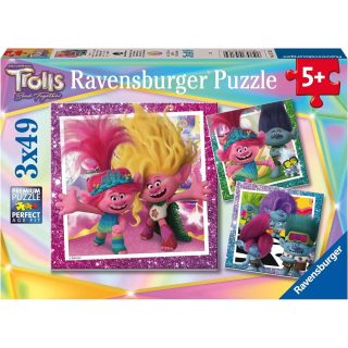 Ravensburger puzzle enfants Trolls 3 3x49 pièces