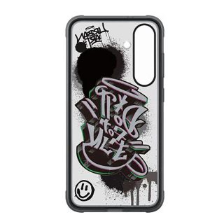 Samsung Coque pour Galaxy S25 Plus NFC Noir / Argent