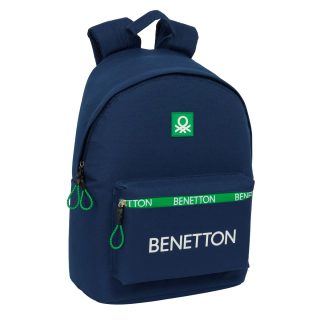 Benetton Sacoche PC portable - Bleu marine