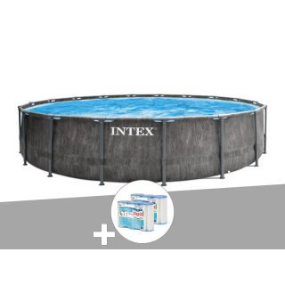 INTEX Baltik Piscine Ronde - 4,57 x 1,22 m