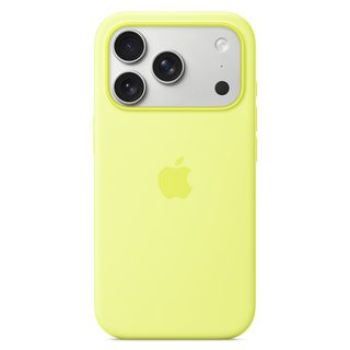 Apple Silicone Case with MagSafe Jaune Fluo Apple iPhone 17 Pro