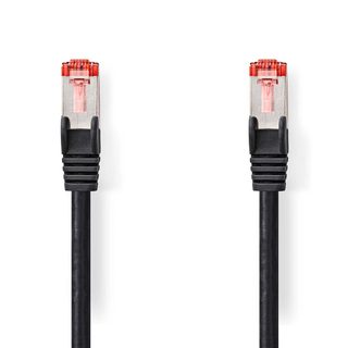 Nedis Câble RJ45 catégorie 6 S/FTP 0.15 m (Noir)