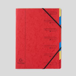Exacompta trieur en carte a4 7 pages