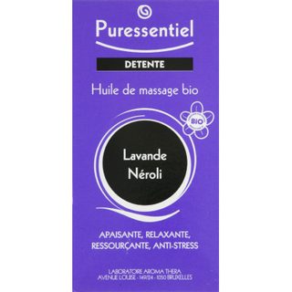 Puressentiel huile de massage bio lavande néroli 100ml