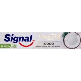 Signal Integral 8 Nature Elements Dentifrice Noix de Coco 75 ml