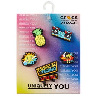Accessoires Crocs  JIBBITZ TROPICAL TECHNO DJ 5 PACK 