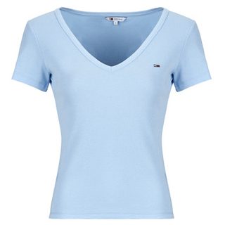 T-shirt Tommy Jeans TJW SLIM ESSENTIAL RIB V SS