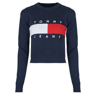 Pull Tommy Jeans  TJW FLAG CREW NECK SwEATER 