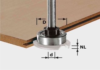 Broche porte-outil S8 1,5-5 KL28 FESTOOL 499804