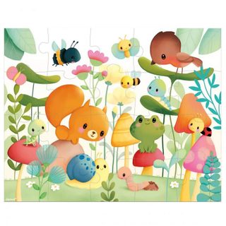 Janod Puzzle - Compagnons Du Jardin Puzzle Enfants Carton Fsc 20 Pièces