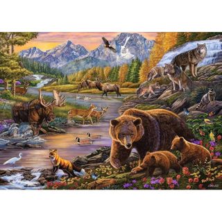 Ravensburger Wilderness Jeu De Puzzle 500 Pièce(s) Animaux