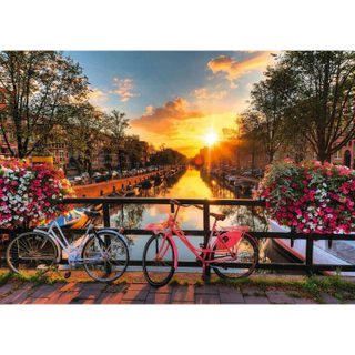 Ravensburger Puzzle Vélos à Amsterdam 1000 pièces
